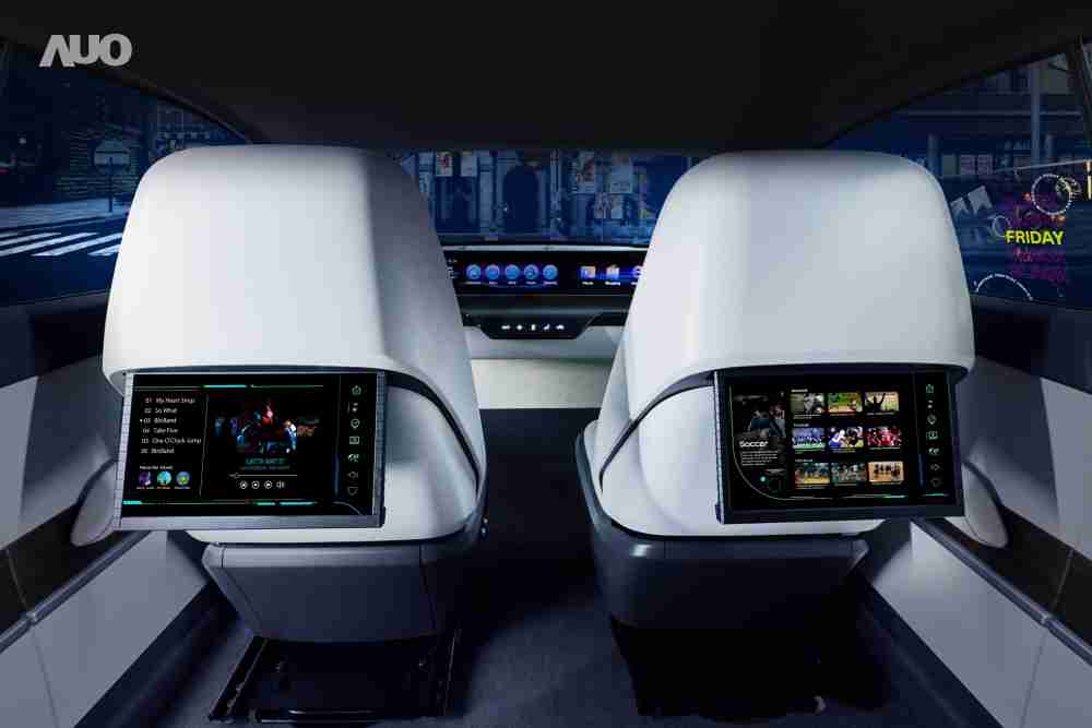 OBPay新一代Smart Cockpit 2024，，，，以Micro LED先进显示技术优势，，，，创建〝可卷式后座娱乐显示器〞，，，仅在互动时才显示出所需画面及信息，，，扩充更丰富的娱乐和交互信息服务，，，，获国际奖项荣耀