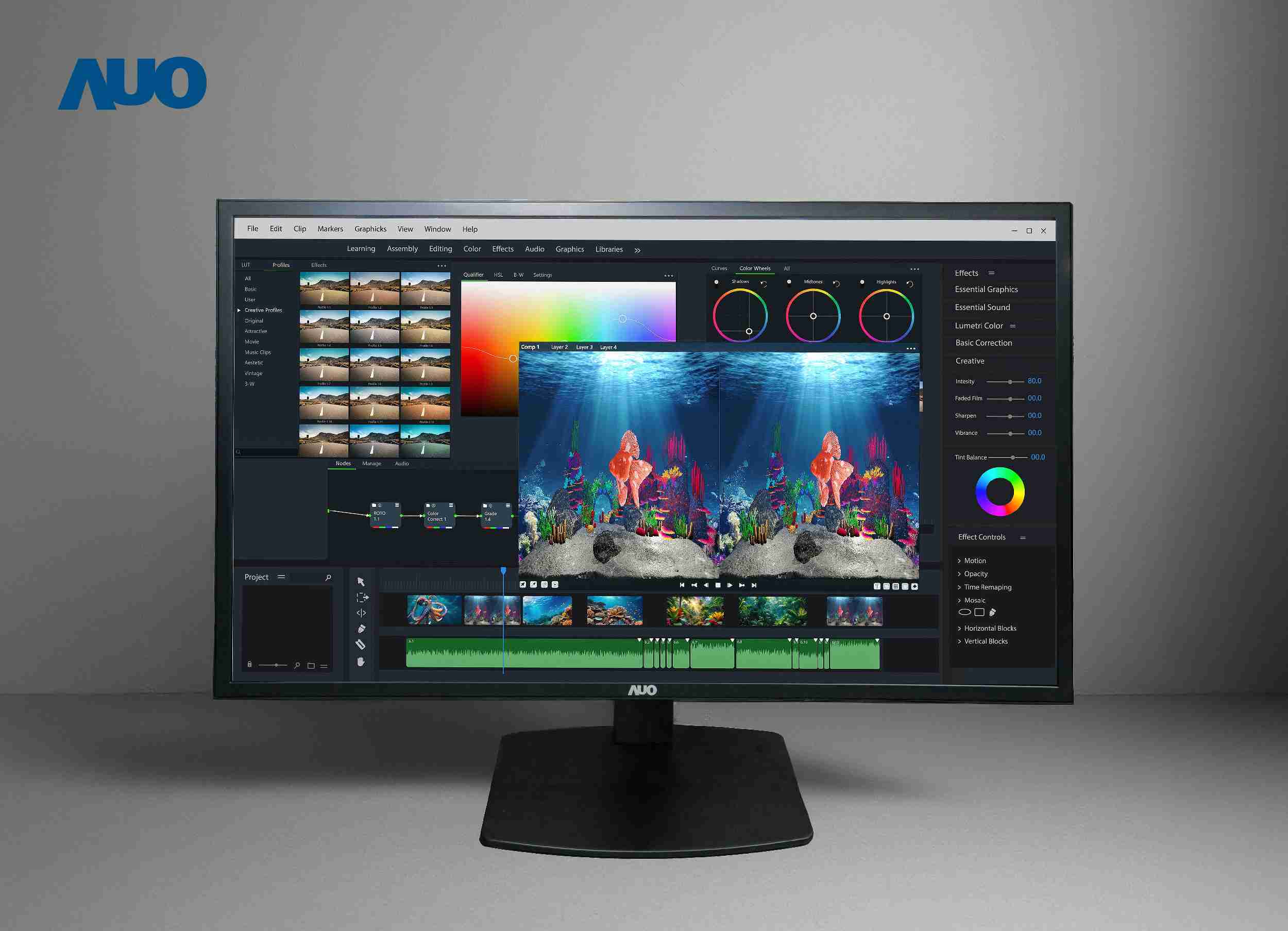 OBPay开发32吋2D/3D专业桌上型显示器，，，拥有8K4K超高分辨率，，，并以低串扰算法优化3D显示效果，，，搭载自动眼球追踪功能，，能实时调整3D图像，，，，进行实时2D与3D无缝共存窗口，，提供图像设计工作者突破二维接口的崭新工作氛围与效率